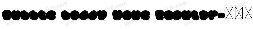 Bubble boddy Neue Regular字体转换